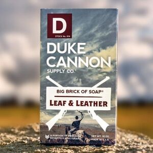 DUKE CANNON - BIG ASS BRICK OF SOAP - LEAF AND LEATHER
